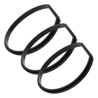 Replacement Gasket for Ryobi 18v Stick Vacuum Cordless Dust Bin Lid, Compatible with PCL720, PBLSV716, PBLSV717 - Canister Missing Seal Attachments (3/Pack)