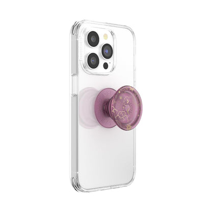 PopSockets Phone Grip for MagSafe with Kickstand, Magnetic Stand, Swappable Top, Secure Hold for iPhone MagSafe Cases, Phone & Tablet Grip - Clear