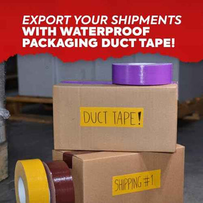 MAT Duct Tape Black Industrial Grade, 3/4 inch x 60 ft. Waterproof, UV Resistant for Crafts, Home Improvement, Repairs, & Projects