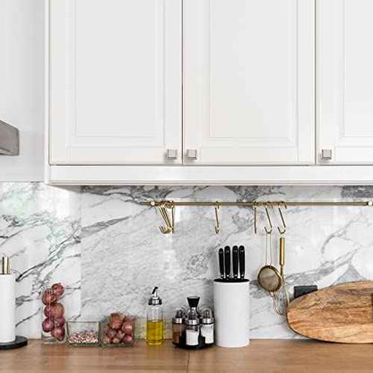 Ravinte 30 Pack Brushed Nickel Square Kitchen Cabinet Knobs,Zinc Solid Drawer Pulls,Farmouse Cabinet Handles for Cupboard, Closet, Dresser and Bathroom, Modern Cabinet Hardware for Cabinets