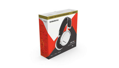 SteelSeries Arctis 7 - Lossless Wireless Gaming Headset with DTS Headphone: X v2.0 Surround - For PC and PlayStation 4 - White