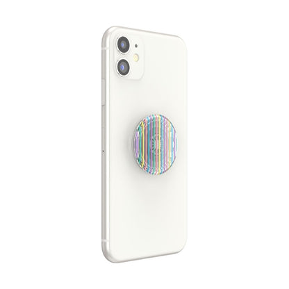 PopSockets Phone Grip for MagSafe with Kickstand, Magnetic Stand, Swappable Top, Secure Hold for iPhone MagSafe Cases, Phone & Tablet Grip - Clear
