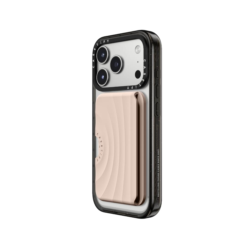 CASETiFY Snappy Ripple Wallet [Campatible with Magsafe] - Oat