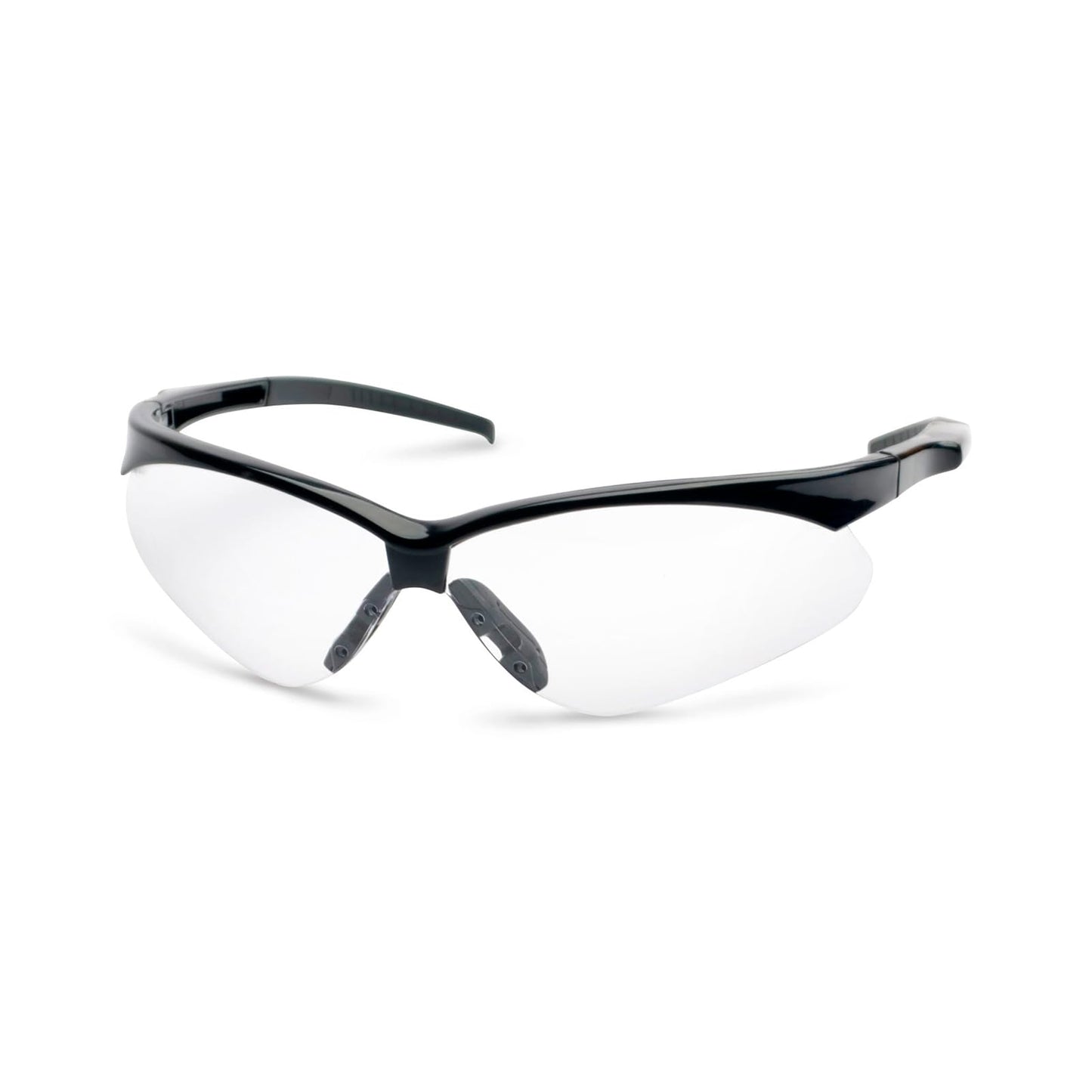 Walker's Crosshair Sport Shooting Glasses - Lightweight Impact-Resistant Polycarbonate Lenses Soft Non-Slip Adjustable UV Protection Hunting Range Shooting Sports Glasses, Clear