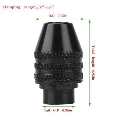 3-Pack 4486 Quick Change Multipro Keyless Chuck Compatible with Dremel Rotary Tools Model 395 3000 4000 4300 8220 3000 7300