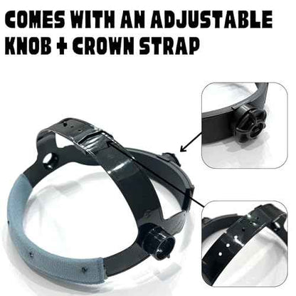 Universal Welding Helmet Headgear Replacement | Welding Headgear Compatible with Fibre Metal, Honeywell, YesWelder, + Many More Welding Hoods | Welding Helmet Accessories From Ridge Products