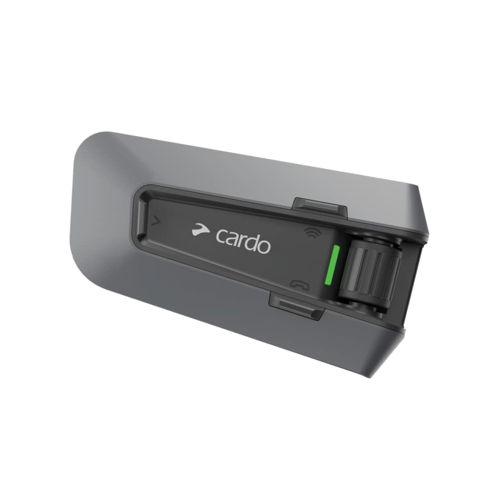 Cardo PACKTALK Edge Motorcycle Bluetooth Communication System Headset Intercom - Dual Pack