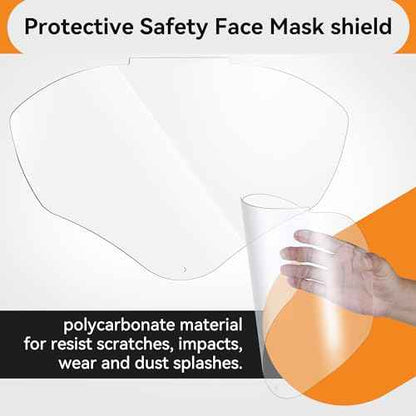 Feekoon Face Shield Replacement Lens Compatible with S8555, Compatible with Honeywell/Uvex S8500/S8510 Face Shield, Protective Safety Visor Replacement, with Clear Polycarbonate, Anti-Fog (8 Pack)