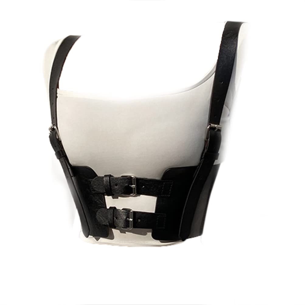 HeiBai Xiong Goth Fashion Harness Leather Corset With Straps Renaissance Belts For Women And Girl