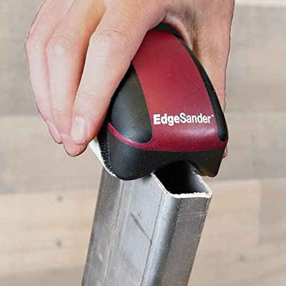 Milescraft 1621 Edge Sander - Dual Edge Sanding Tool ? V-Groove Sands both Edges Simultaneously on Boards from ¨ù to 1-1/2 in. - Saves Time - Uses any 5 in. Hook and Loop Sanding Disk