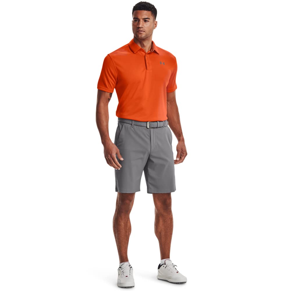Under Armour Men's Tech Golf Polo , Team Orange (800)/Graphite, X-Large