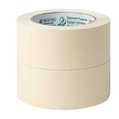 Duck Brand General Purpose Masking Tape - Beige, 1.88 in. x 60 yd., 2-Pack (241578)