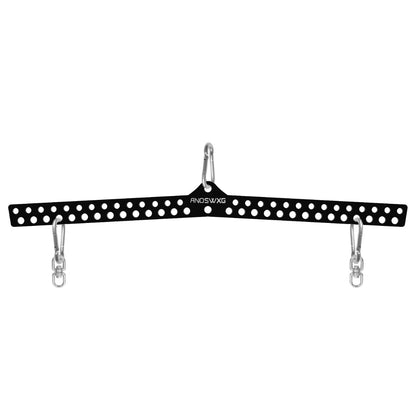 multi-grip lat pull down bar (Black, Large Size)