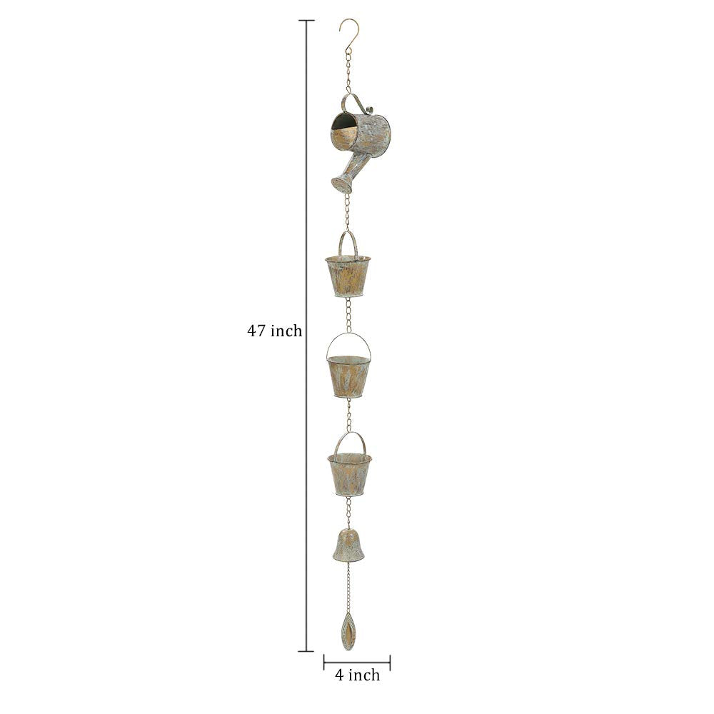 Jemeni 47" Outdoor Rain Chime & Garden Rain Bell Chime