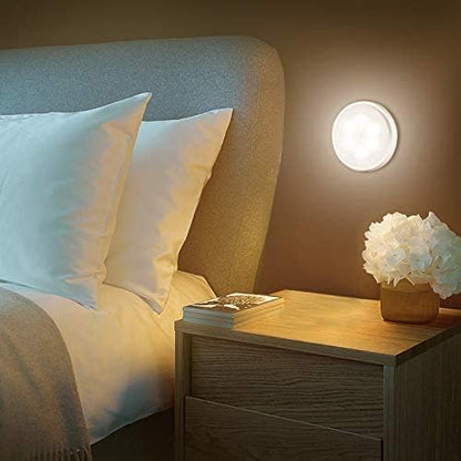 Battery Operated Motion Sensor Light Indoor, LED Closet Lights, Battery Night Light Wireless, Stick on Wall Lamps for Pantry, Cabinet, Wardrobe, Kitchen, Stairs, Steps, Hallway