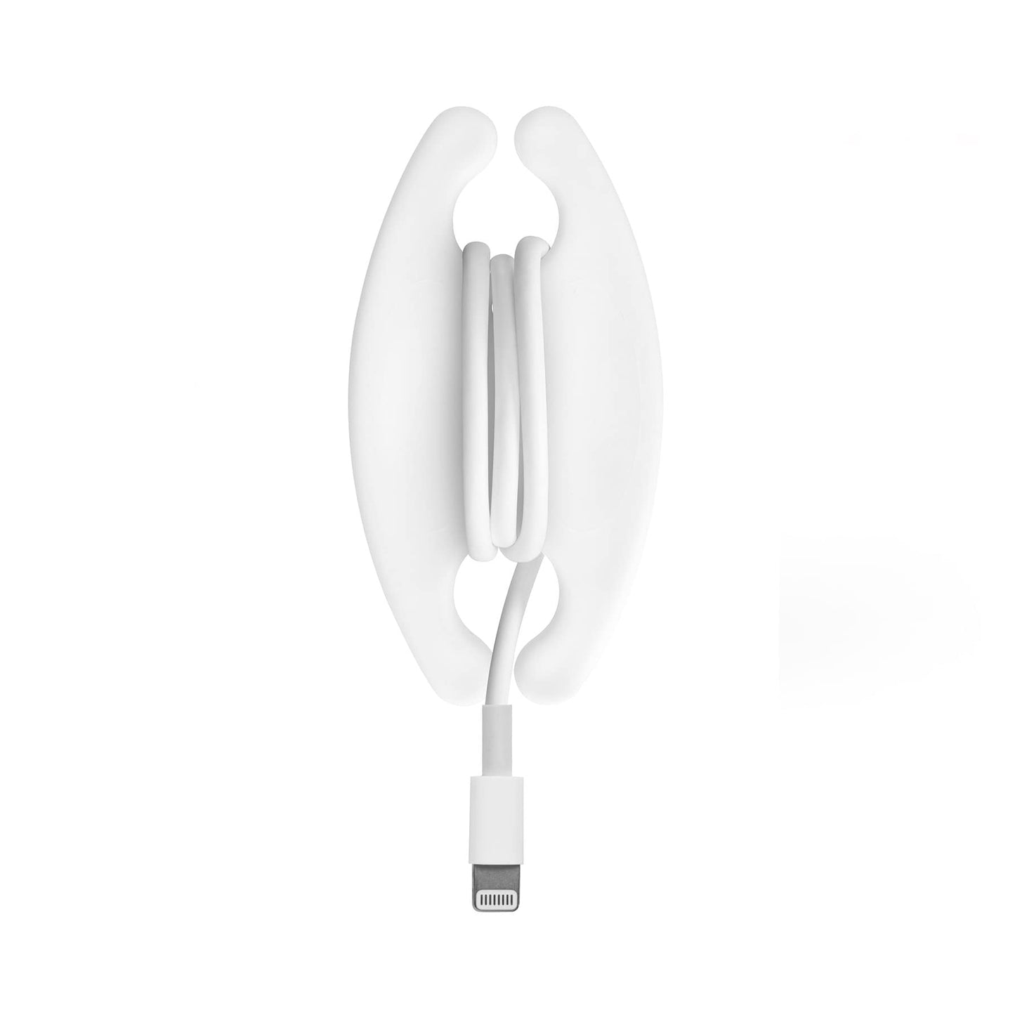 Bobino Cord Wrap - Medium - 3 Piece Pack - White - Stylish Cable and Wire Management / Organizer