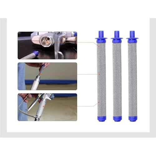 Replacement Filters Set for Graco Paint Sprayer Filters, Includes 1pk 288716 3/4-Inch Inlet Strainer Thread and 3pk 288749 Airless Spray Gun Filter, with for Graco Airless Paint Sprayers Gun