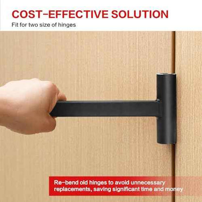 Door Hinge Adjustment Tool - Heavy Weight .134 and .180 Gauge Door Adjustment Tool, Integral Steel Hinge Bender, Hinges Gap Adjusting Wrench | Door Hinges Repair Tool for Standard and Commercial Door