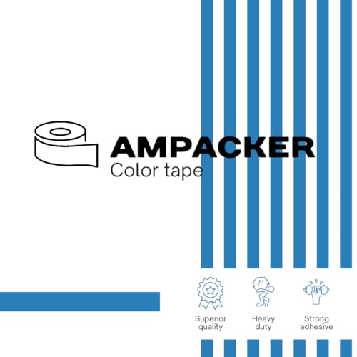 Black Masking Tape,Painters Multipurpose Tape for Home, Office, School Stationery, DIY Art, Crafts, Labeling, 2 Inch X 60 Yard, (1 Roll, Black)