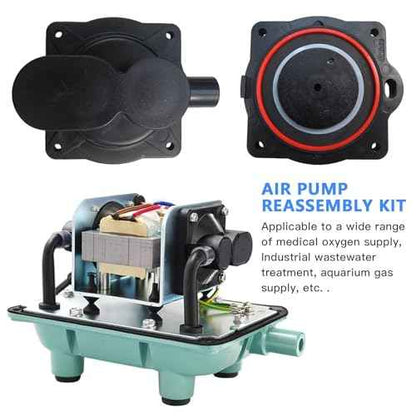 Air Pump Rebuild Complete Kit with White Switch Compatible with Hoot Troy Air H365, H450, H500, LA500, LAR500, H600