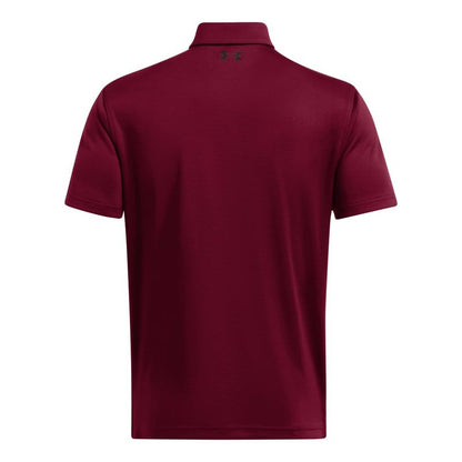 Under Armour Men's Tech Golf Polo, (625) Cardinal / / Black, X-Small