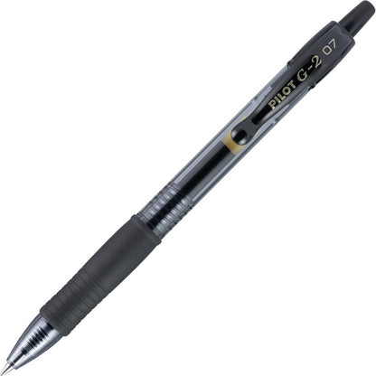 PILOT G2 Premium Gel Roller Pen, Retractable and Refillable, Fine Point 0.7 mm, Black Ink, 36 Count