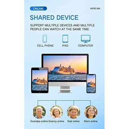 Mini Indoor Wireless WiFi Camera Small Home Security Cameras 1080P Small Outdoor Camara Micro Cam Pet Dog House Security Cams Room Cams No Need WiFi Cam Compatible with Android