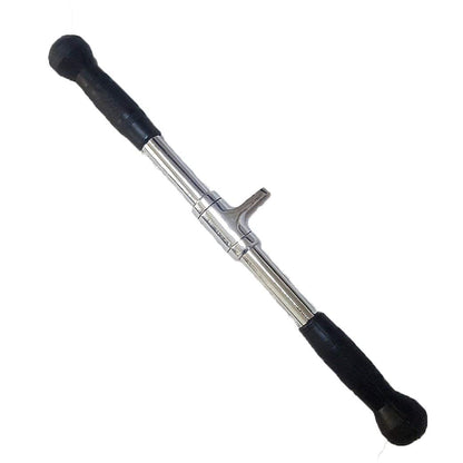 qibylift Barbell Cable Attachment For Cable Machines,Lat Pull Down Cable Machine Attachments,Tricep Press Down Bar,Revolving Straight Curl Pulldown Bar with Rotating & Rubber Handle Grips(20 Inch)