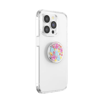 PopSockets Phone Grip for MagSafe with Kickstand, Magnetic Stand, Swappable Top, Secure Hold for iPhone MagSafe Cases, Phone & Tablet Grip - Clear