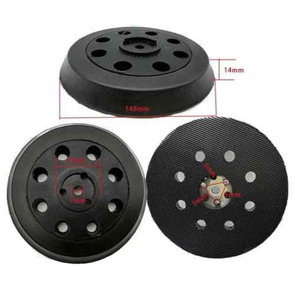 5 Inch Backing Pad Fit for Bosch RS032 & RS031 Models 1295DP 1295DH 1295DVS 3107DVS for General-Purpose Sanding and Polishing