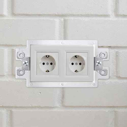 50PCS BE1-2 Electrical Outlet Box Extenders with 100PCS Screws, (1-Gang)Electrical Power Outlet Box Extender£¬Single Gang Box Extender Electric Box Extender 1 Gang Power Switch Receptacles Accessories