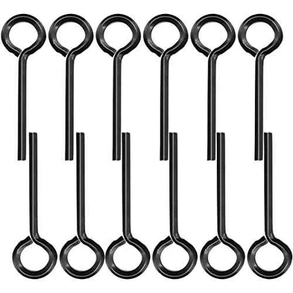 12PCS 5/32¡± Standard Hex Dogging Key with Full Loop£¨Black£©,Metal Wrench Door Key for Push Bar Panic Exit Devices