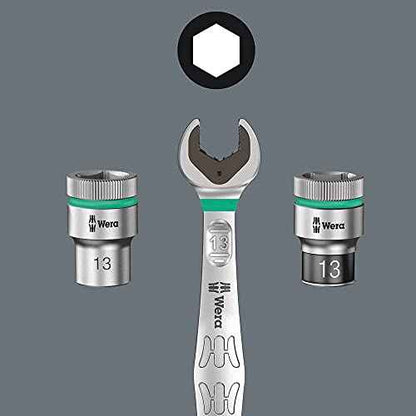Wera - 5003510001 Zyklop 8790 HMA 1/4" Socket, Hex head 11mm x Length 23mm
