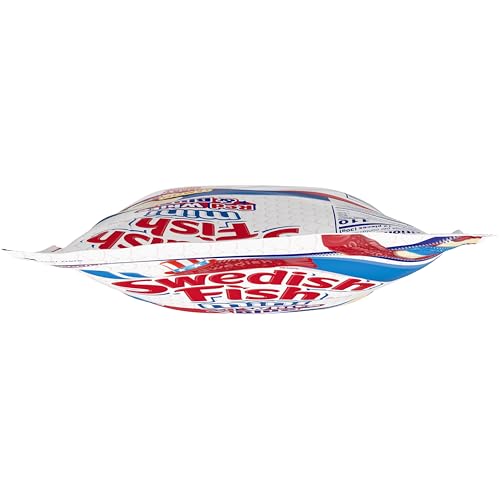 SWEDISH FISH Mini Red, White & Blue Soft & Chewy Candy, Bulk Candy, 1.8 lb