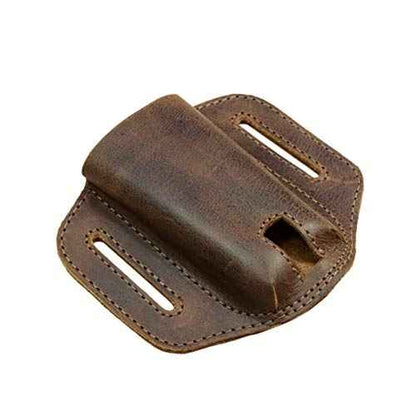 Hide & Drink, Multi-Tool Holder for Belt, Tool Holster for Waist, Pocket Knife Set Case, Outdoor Accessories, Full Grain Leather, Handmade