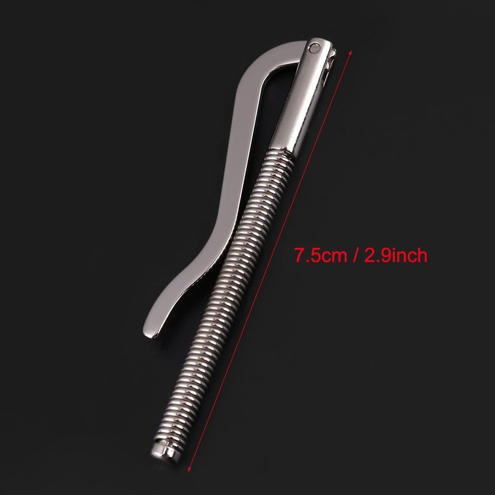 Beufee 10Pcs Spring Metal Money Clip Insert Bar Replacement Money Clip Card Holder Spring Clip Durable DIY Tool for Bifold Leather Wallet Purse Metal Wallets