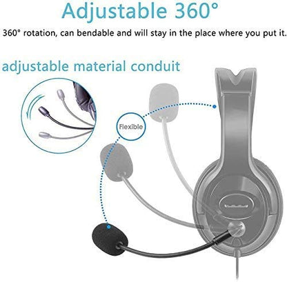 AKKE Replacement Mic 3.5mm Detachable Gaming Microphone Boom Compatible with PDP Afterglow AG6 Ear Force Xbox One Stealth 400 420x 450 500p 520 Recon 50x 50p 50 60p