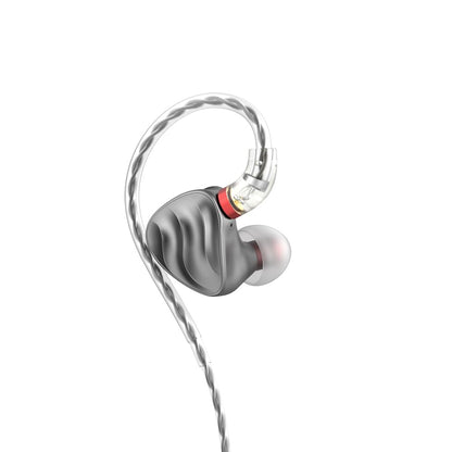 FIIO FH3 HiFi Earphones 3 Drivers (1 Dynamic + 2 Knowles BA), in-Ear Earphones High Resolution, Bass Sound, High Fidelity for Smartphone/PC/Tablet (Titanium)