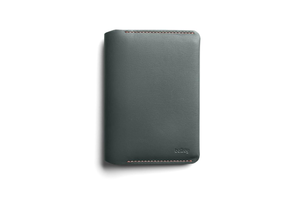 Bellroy Passport Cover (slimline travel wallet/pouch with card slots and space for cash plus travel documents) - Everglade