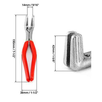 QWORK Battery Pliers, Professional Battery Equipment Plier Battery Terminal Spreader Automotive Repair Tool