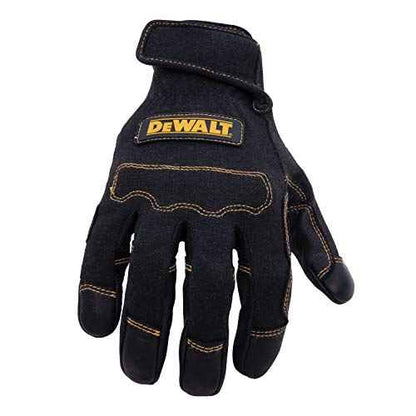 DEWALT Short Cuff Welding and Fabricator Gloves, Abrasion-Resistant Leather Palm, Fire-Resistant Materials, Kevlar Stitching
