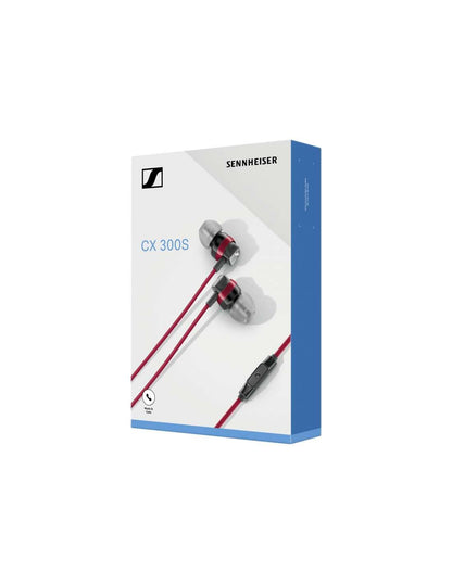 Sennheiser Canal Type Earphone Red CX 300S RED [Genuine National]