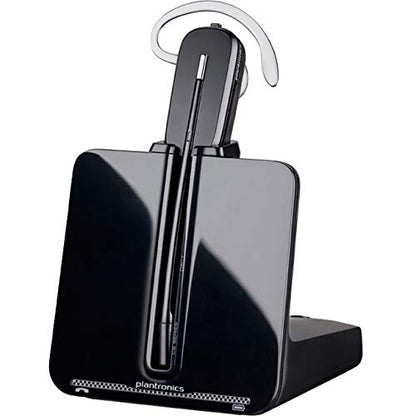 Plantronics - CS540 Wireless DECT Headset with Lifter (Poly) - Single Ear (Mono) Convertible (3 wearing styles) - Connects to Desk Phone - Noise Canceling Microphone