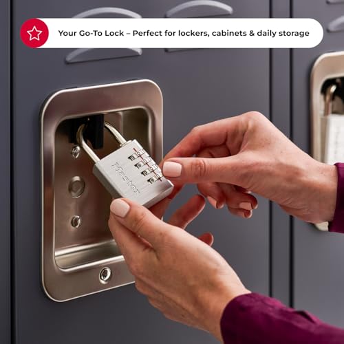 Master Lock 643D Set Your Own Combination Padlock, 1 Pack, Silver