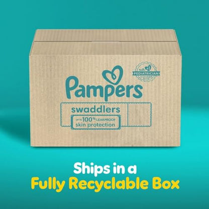 Pampers Baby Diapers - Swaddlers - Size 5, 132 Count, Ultra Absorbent Disposable Infant Diaper