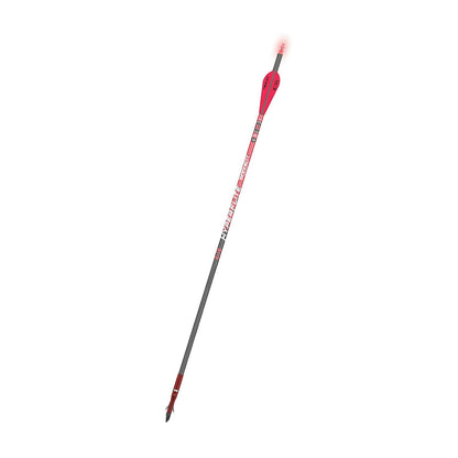 Barnett Hyperflite Illuminated Crossbow Arrows, 3-Pack of Polycarbonate Half-Moon Nocks with Multi-Colored Strobe Lights, 20"