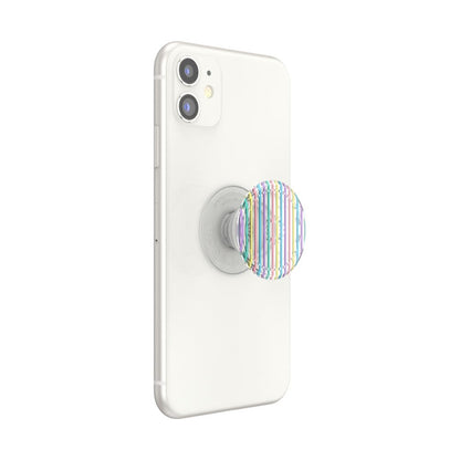 PopSockets Phone Grip for MagSafe with Kickstand, Magnetic Stand, Swappable Top, Secure Hold for iPhone MagSafe Cases, Phone & Tablet Grip - Clear