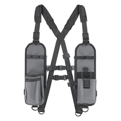 Ergodyne Squids 3144 Dual Shoulder Radio Holster Harness for Barcode Scanners