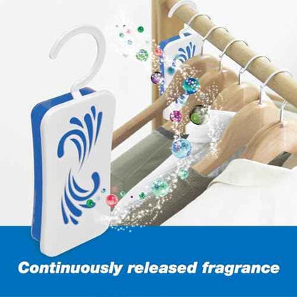 airBOSS Closet Air Freshener, Continuously Releases Fragrance, Fresh Linen, 4 Oz Hanger