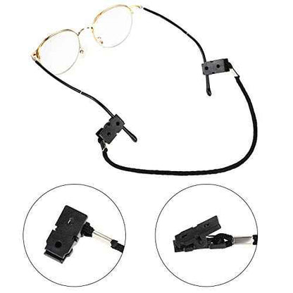 Black Adjustable Hat Strap Clips Windproof Clips Cap Retainers Anti-Lost Strap with Cord Locks for Sports